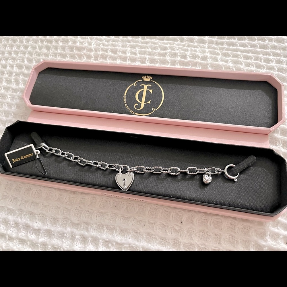 Juicy Couture Adjustable Heart Starter Bracelet